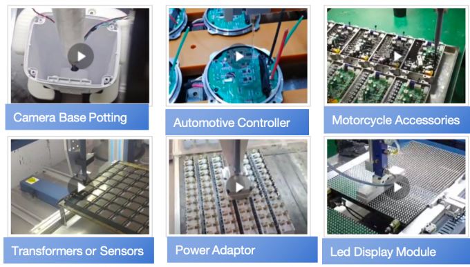 2 bileşenli Ab Yapıştırıcı Epoksi reçine karıştırma makinesi Küçük yapıştırıcı dağıtıcı makine 2