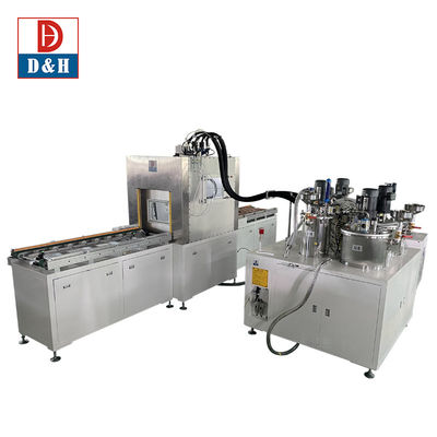 Transformer Vacuum Potting dağıtım makinesi, yapıştırma oranı 5-66g/5s ve pompa