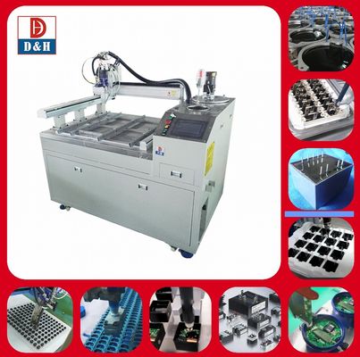 PLC programlama sistemi ile kontrol edilen Tam otomatik reçine karıştırma dağıtım makinesi