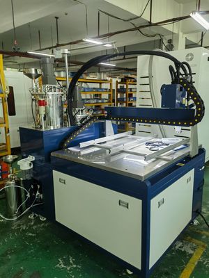 Otomatik AB Epoksi reçine dağıtım makinesi Robot yapıştırıcı dağıtıcısı